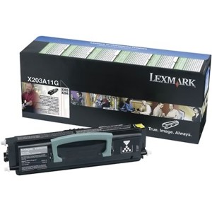 Toner para Lexmark X203 / X203A11G | Original Toner Lexmark X203A11G Negro x203n 